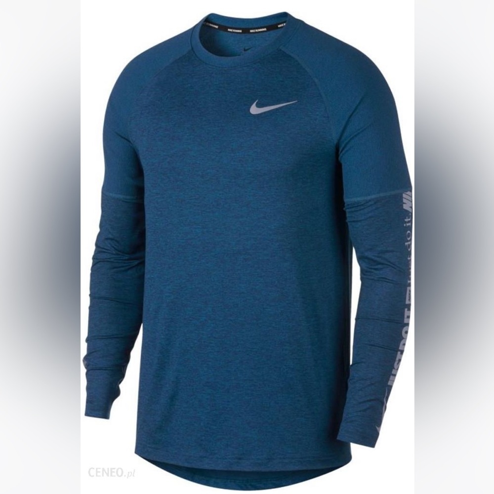 Nike Element “Just Do It” Long Sleeve Men’s Running Shirt Size XL